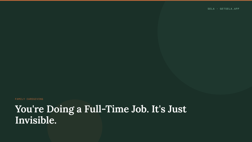 Family Caregiver Burnout: The Invisible Cognitive Load Nobody Talks&nbsp;About